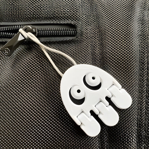 نمای پیکسل روی زیپ کیف