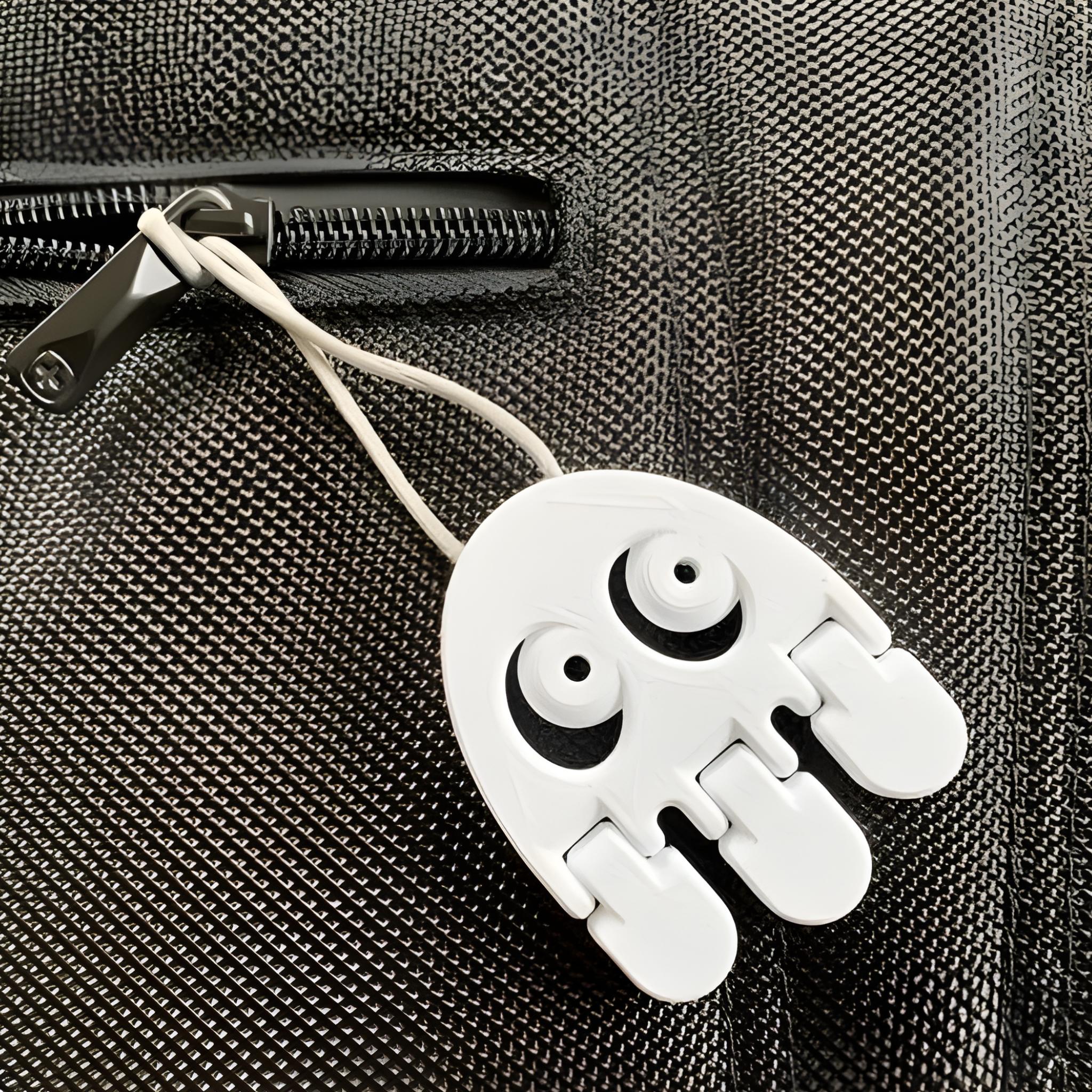 نمای پیکسل روی زیپ کیف